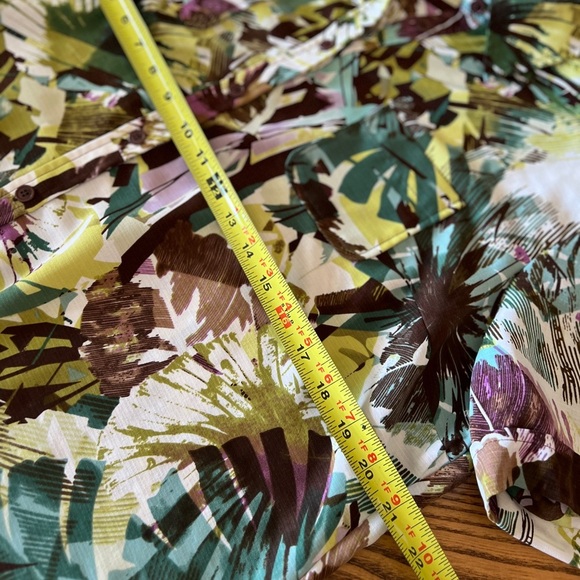 Koret Tropical Print Top XL & Skirt 18 Set - Picture 3 of 13